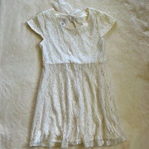 CRB Kid’s cream dress. Size 16. Only worn once. Excellent condition